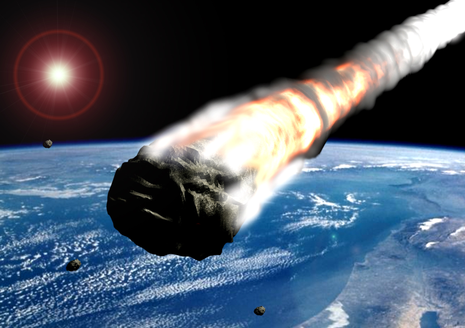 Asteroide pasando cerca de la tierra