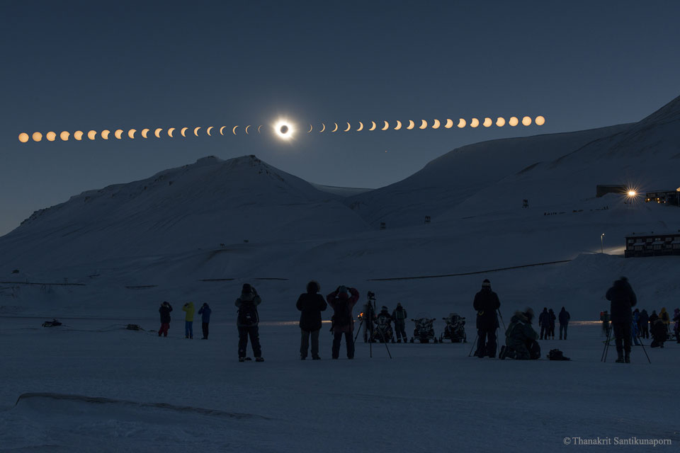 Eclipse total de Sol sobre Svalbard