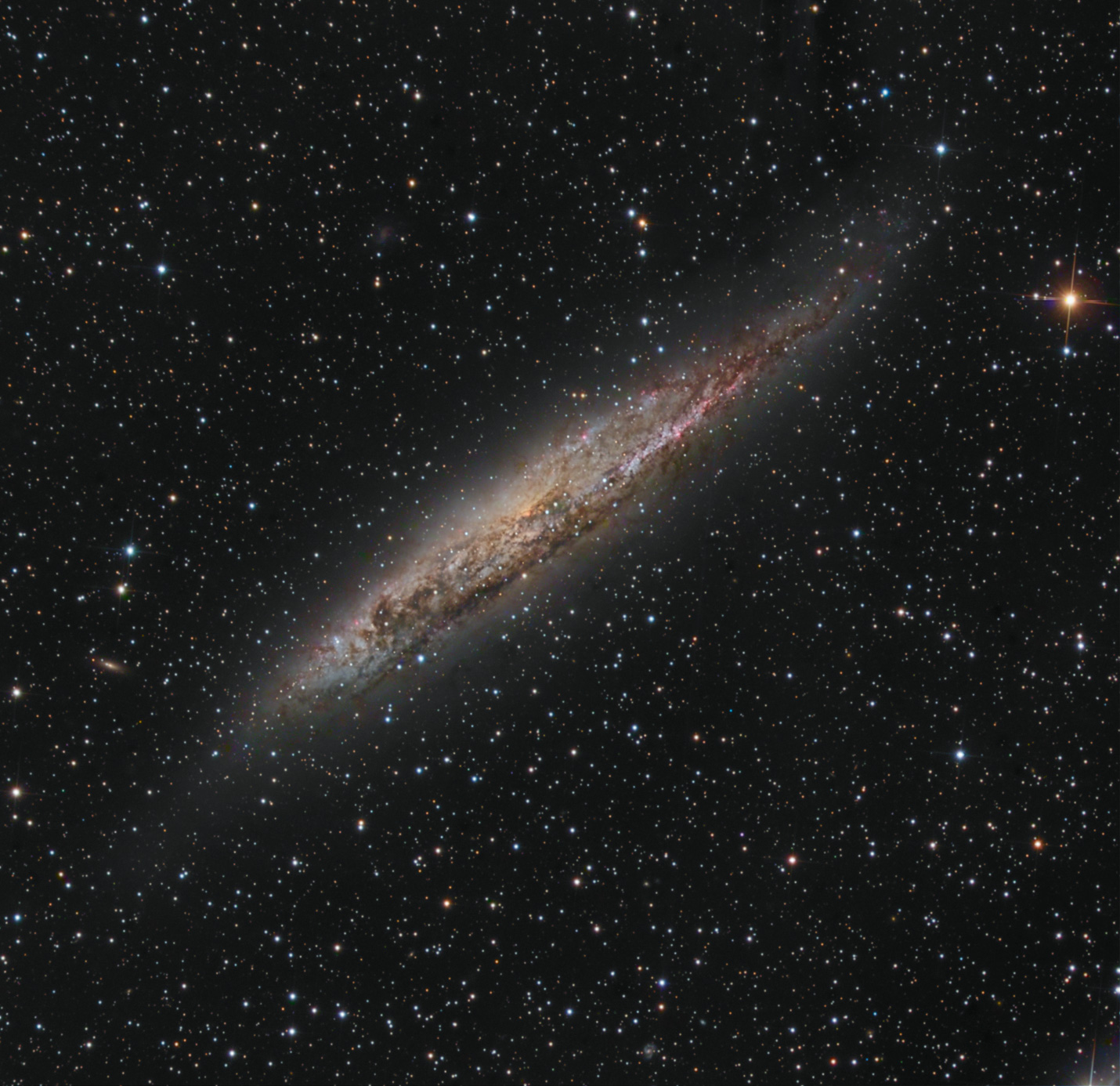 La galaxia espiral cercana NGC 4945