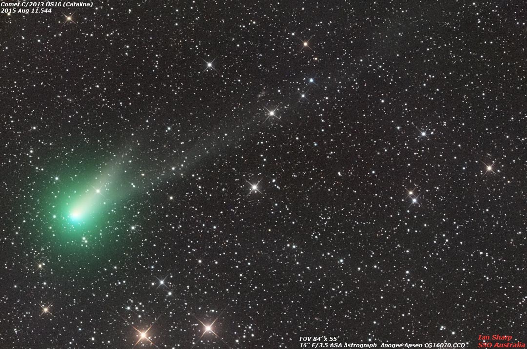 Anuncio del cometa Catalina