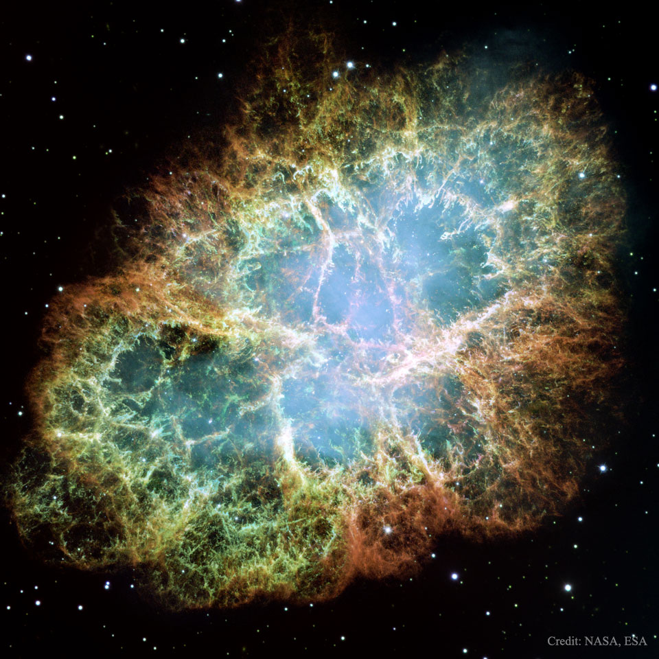M1: la nebulosa del Cangrejo desde el Hubble