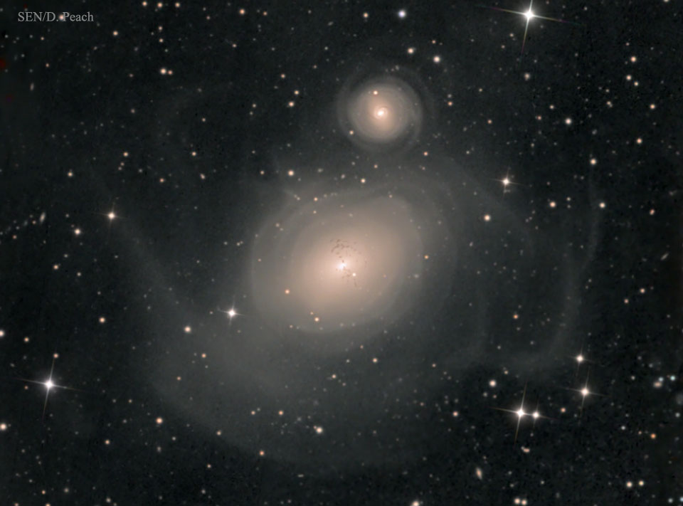 NGC 1316: Después de la colisión de galaxias