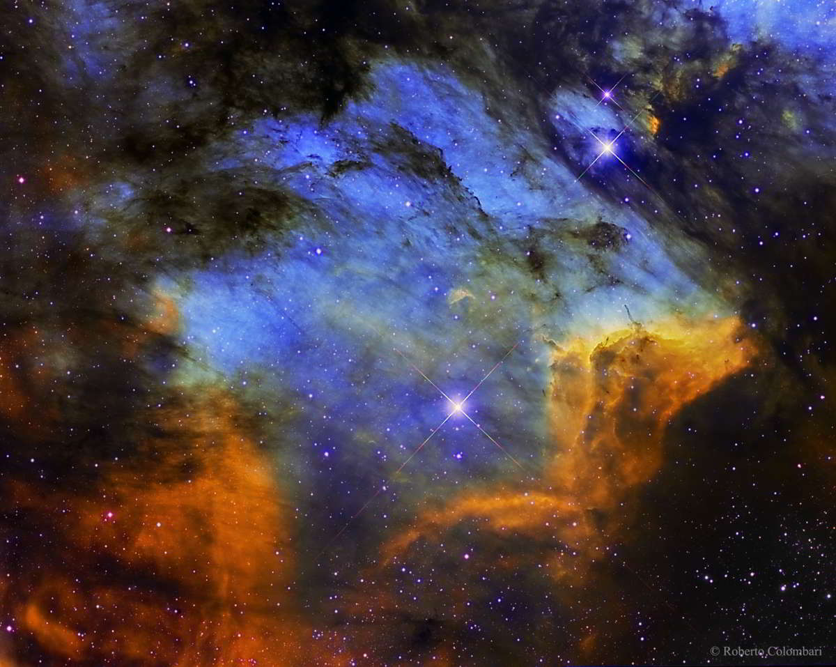 La nebulosa del Pelícano entre gas, polvo y estrellas