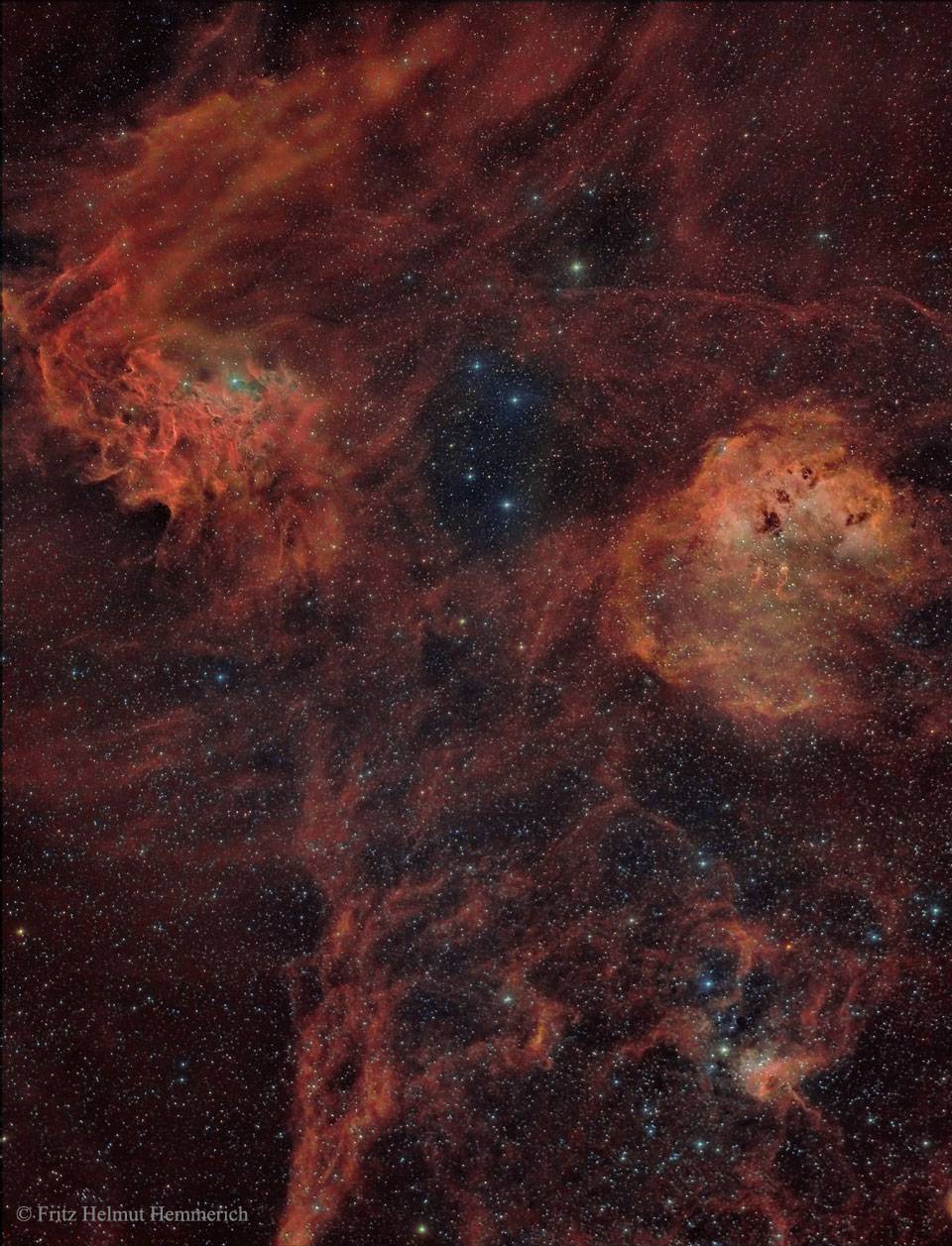 Nebulosas en Auriga