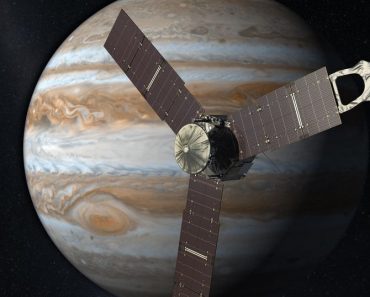 La gran mancha roja de Júpiter posa para Juno