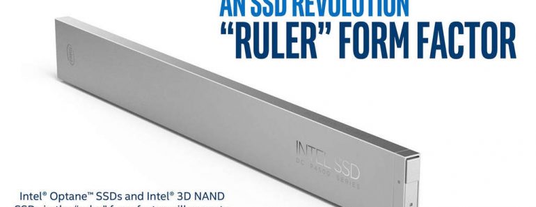 Intel presenta SSD "Ruler" de 1 Petabyte